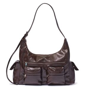 Brown Leather Shoulder Bag